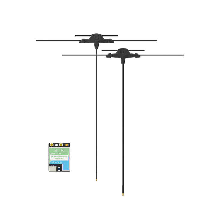 ELRS Dual Band Receiver Antenna(2x 70mm) - iFlight ExpressLRS 2.4GHz/900MHz ELRS 100mW Dual-Band Tru