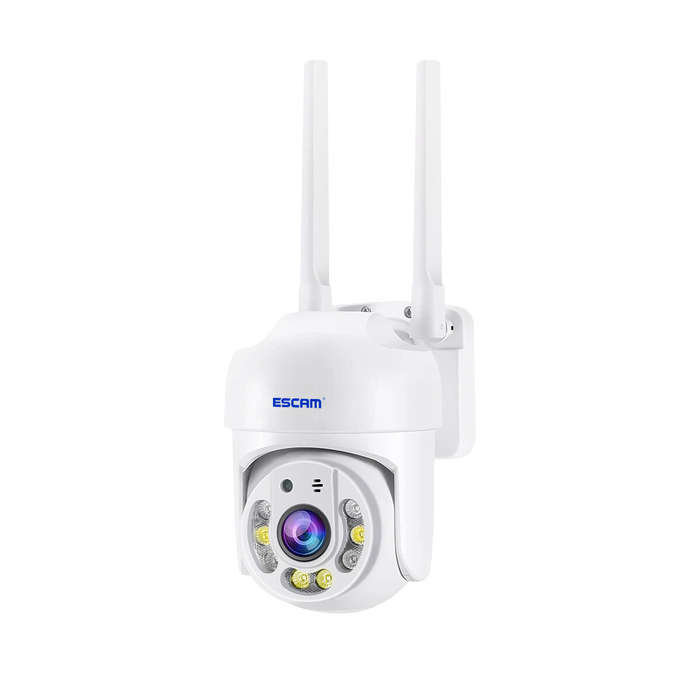 ESCAM TY114 4MP 1440P WiFi IP Camera Tuya Full Color Wireless PTZ IP Dome Camera AI Humanoid Home Se