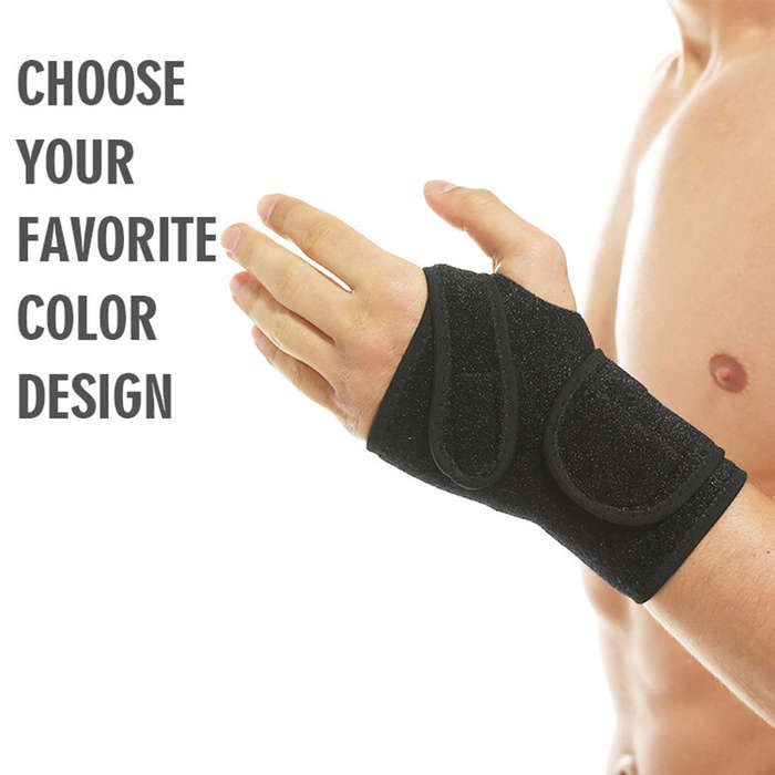 Left hand - BOER Sports Fitness Hand Support Non-slip Sprain Protection Wrist Guard for Boxing Muscl