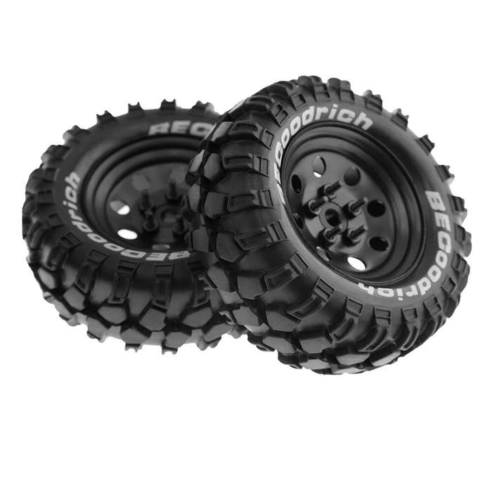 White - 4PCS Off Road Tires Wheel 1.9 inch for 1/8 RC Racing Crawler Car FMS NT4 SCX10 W136 RC Car P