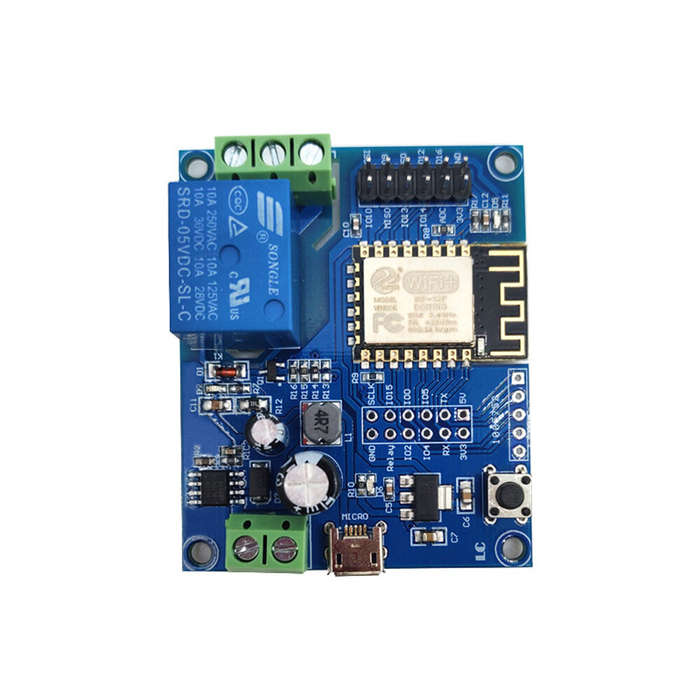 Board Only - DC5-80V Power Supply ESP8266 WiFi Single Channel Relay Module ESP-12F Development Board