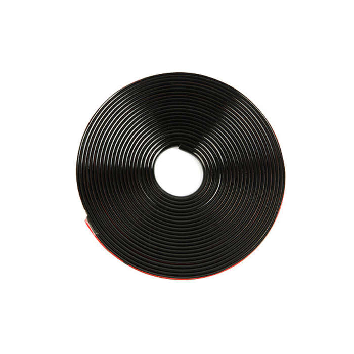 Red - 8M Roll Rim Blades Car Vehicle Color Wheel Rims Protectors Decor Strip Tire Guard Line Rubber
