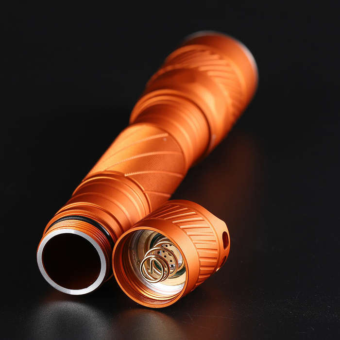 SST20 6500K - Convoy T4 1000lm SST20 High CRI Flashlight 13 Groups Linterna Need 2*AA 2*14500 Batter