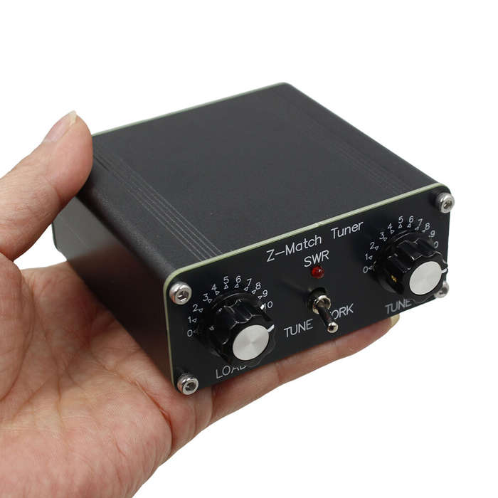 Black - Z-match Antenna Tuner QRP Manual Antenna Tuner HAM 5W 3-28 MHz