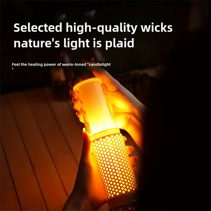 White - IPRee Rechargeable Honeycomb Camping Light Multi-functional Portable Telescopic Waterproof W