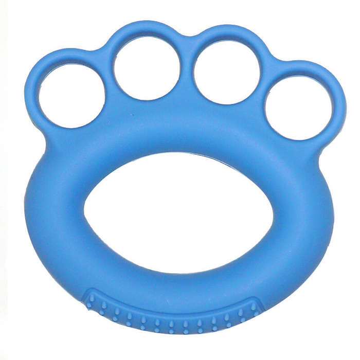 Blue - KALOAD 40-60lbs Hand Grip Strength Trainer Silicone Forearm Grip Workout Hand Gripper Five Fi