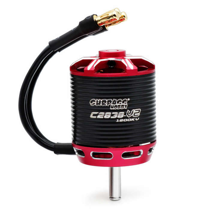 1000KV - SURPASS-HOBBY C28 Series V2 C2838 600KV/ 800KV/ 1000KV/ 1200KV Outrunner Brushless Motor fo