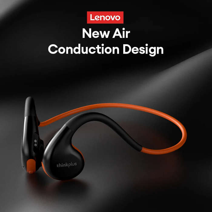 White - Lenovo X7 bluetooth 5.3 Headset Sports Earphone HiFi 360 Surround Sound Flexible IP68 Waterp