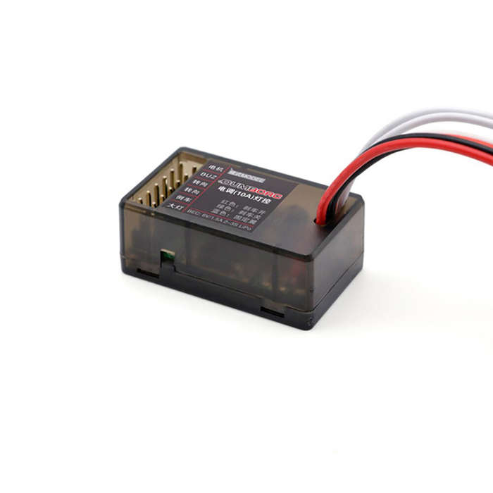 DumboRC 10A Brushed ESC 2S 3S 12V Dual Way Speed Controller Brake LED Control for RC Vehicle Car Boa