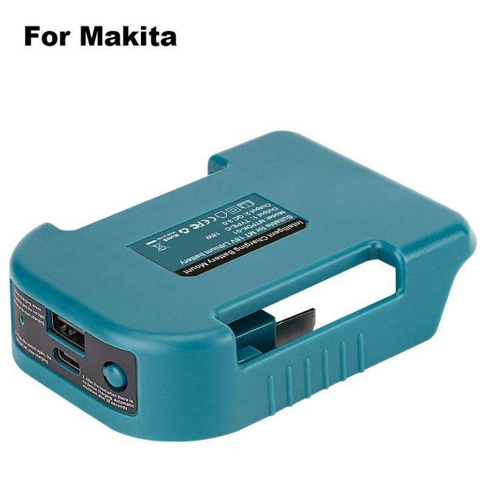Makita Adapter - 18V Battery Power Adapter with USB Type-C Compatible with Makita DEWALT Chargers fo
