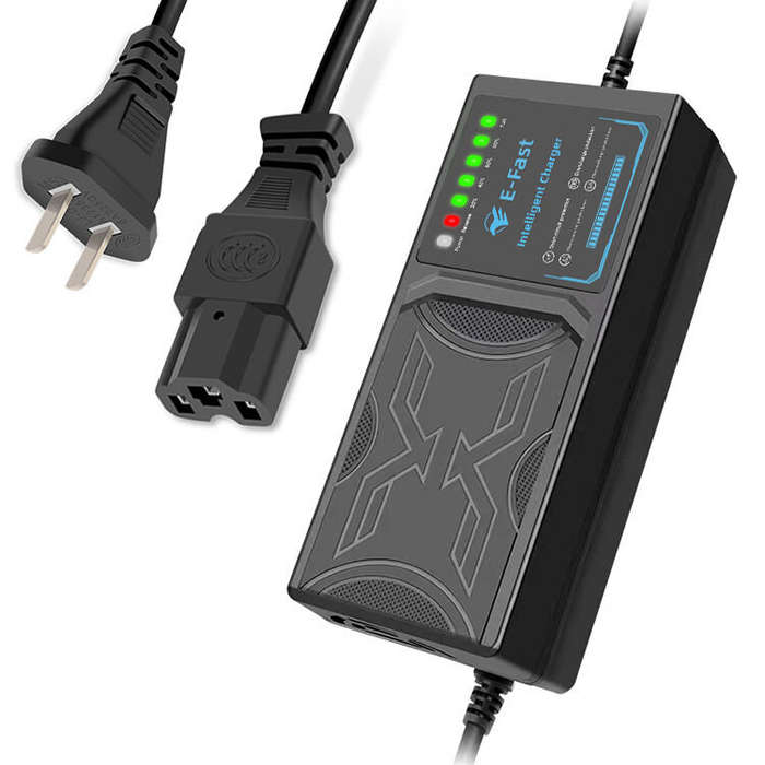 EU Plug - ANHTCzyx 72V 32AH Electric Vehicle Battery Charger Reverse Connection Protection Full Shut