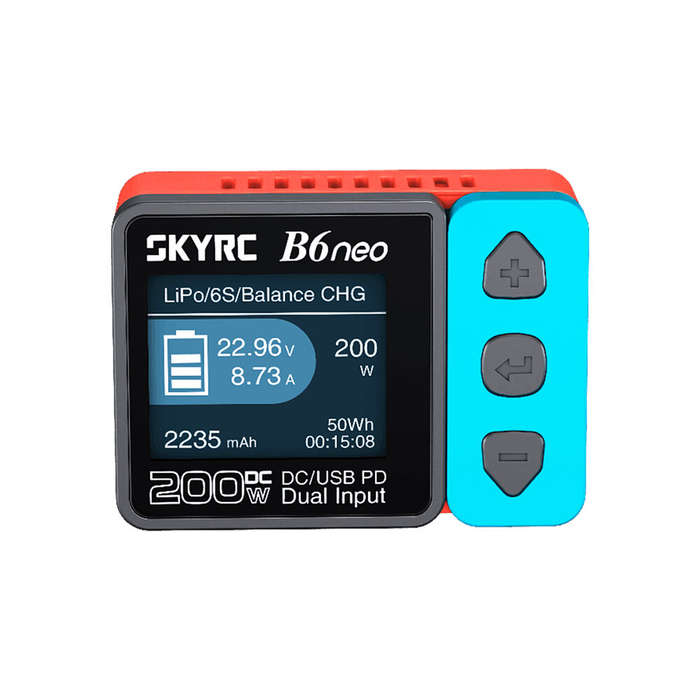 Grey - SKYRC B6 NEO B6NEO Smart Charger DC 200W PD 80W LiPo Battery Balance Charger Discharger