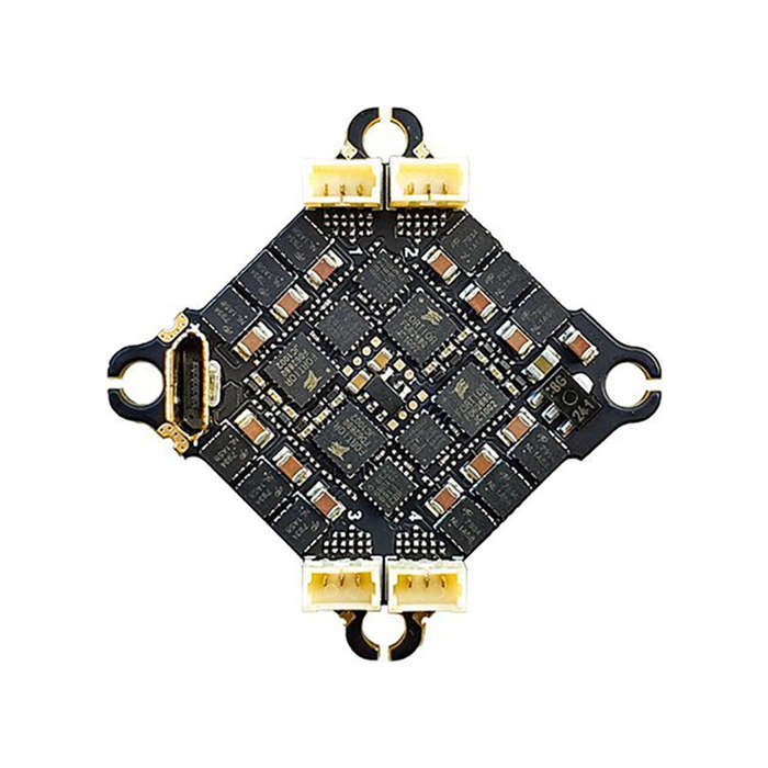 ELRS 2.4GHz - 25.5x25.5mm GEPRC TAKER F411 8Bit 12A AIO F4 OSD Flight Controller Built-in 12A 2-4S 4