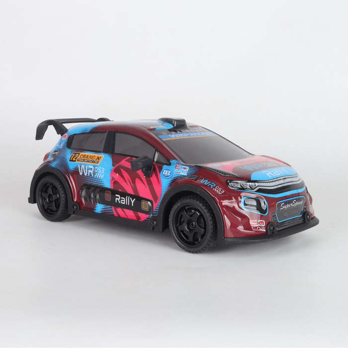 Blue - UJTOYS UJ99-PY386 1/18 2.4G 4WD Drift RC Car Mini Race LED Light Radio Control High-Speed Mot