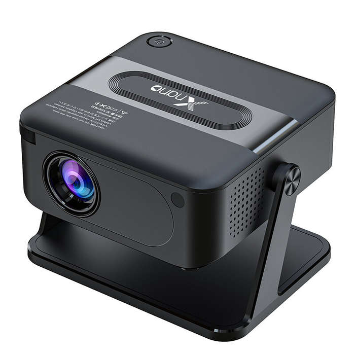 US Plug - Xnano HA109 1+8G Android 11 Projector Dual Band WiFi 6 & bluetooth Native 720P 0.8:1 Throw