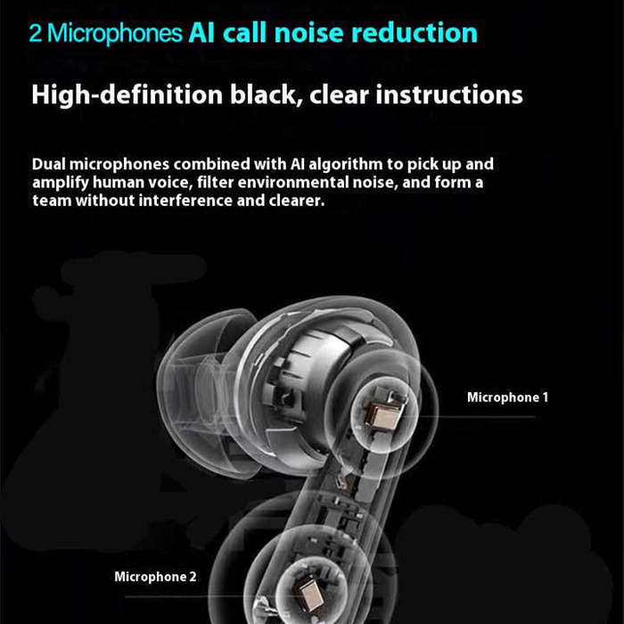 Cyan - OnePlus Buds Ace2 TWS bluetooth 5.4 Headset Wireless ANC Earphone 12.4mm Large Moving Coil De