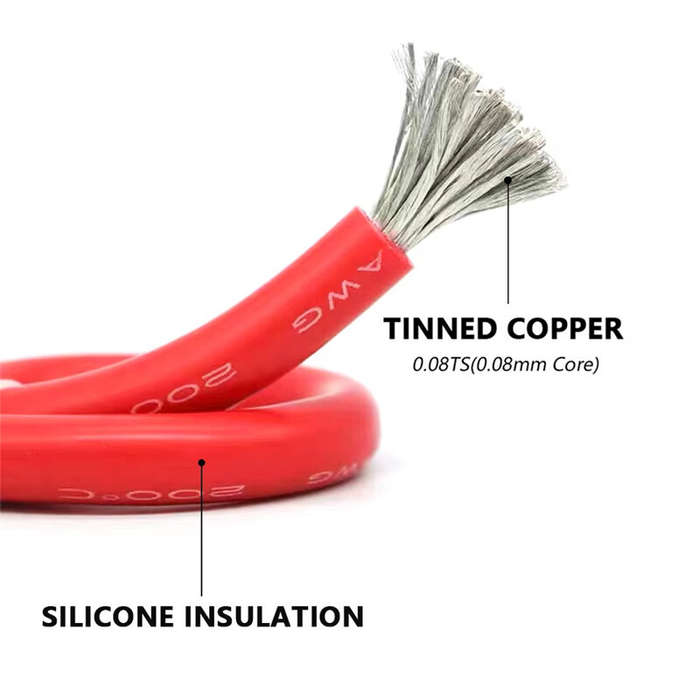 17AWG - 16/17AWG 4m/roll 5 color Mix Box Super Soft Silicone Wire Heat Resistant Flexible Tinned Cop