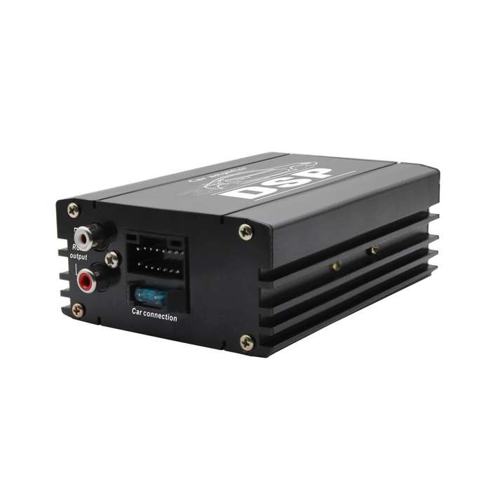 Black - 4 Channel Car Amplifier Class A/B Power Technology 200W RMS Power DSP Solution High 4 Load 2
