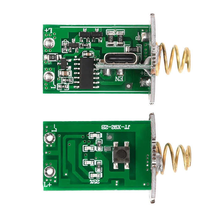 Micro USB Interface - 6-8.4V Dual Lithium Flashlight 10W LED Drive Board 3 Modes PCB Circuit Board D