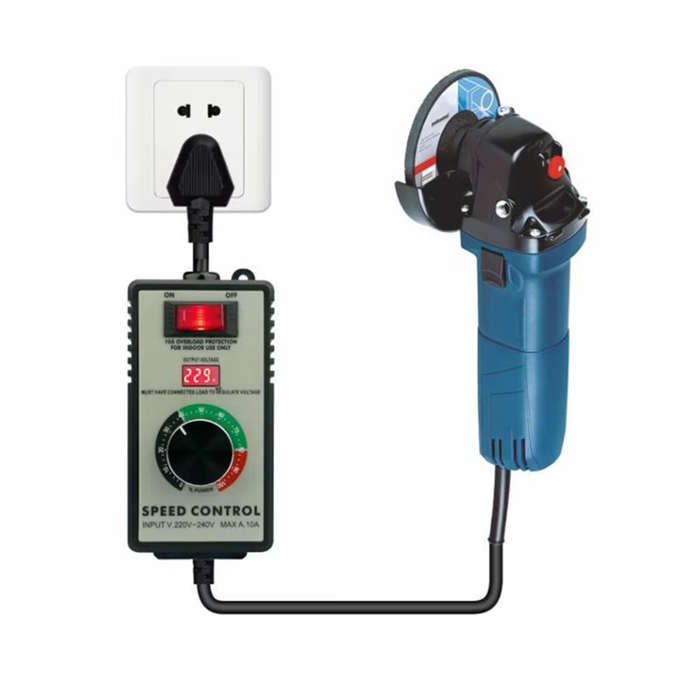 EU Plug - Adjustable Voltage Stabilizer Speed Controller AC 220V 4000W Precision Regulation LED Disp