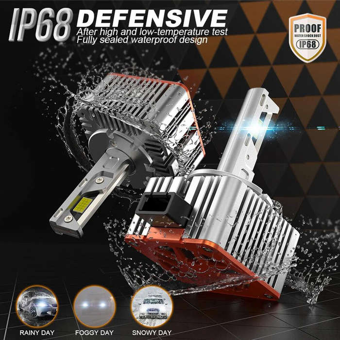 D1S - General Liang Pair 6000LM LED Car Headlights D Series With Decoding Integrated Headlight LED L