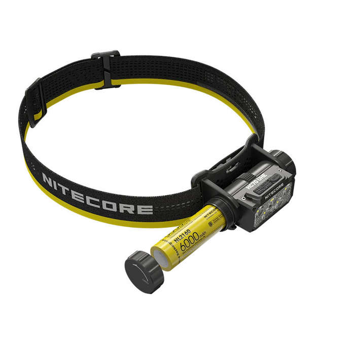 Black - NITECORE HC70 UHE 1600 Lumens Rechargeable Headlamp for Outdoor Work Outdoor Hiking Travel L