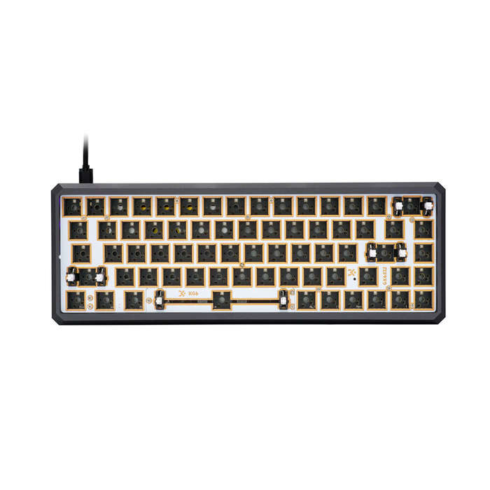 SKYLOONG GK68X Keyboard Kit Hot Swappable NKRO RGB Wired bluetooth Dual Mode PCB Mounting Plate Case
