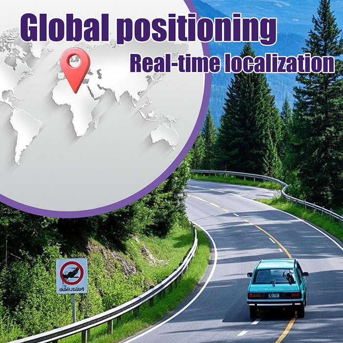 Black - 2025 New Model Mini GPS Tracker,Magnetic Waterproof Covert GPS Tracker,Car Global Positionin