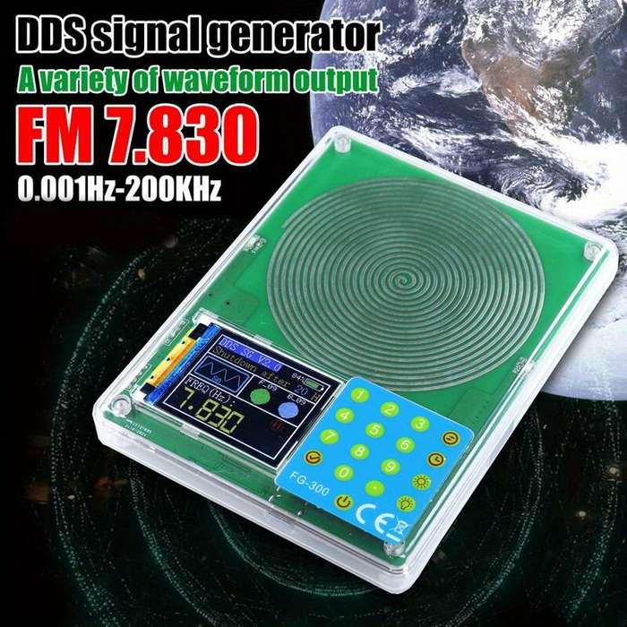 Rechargable Type - FG-300 High Accuracy Portable Signal Generator with USB Power Support 200kHz Freq