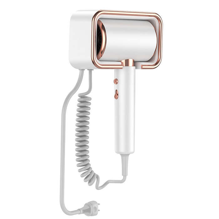 2000W Powerful Ionic Wall-mounted Hair Dryer with Constant Temperature No Damage Hotel Hair Styling