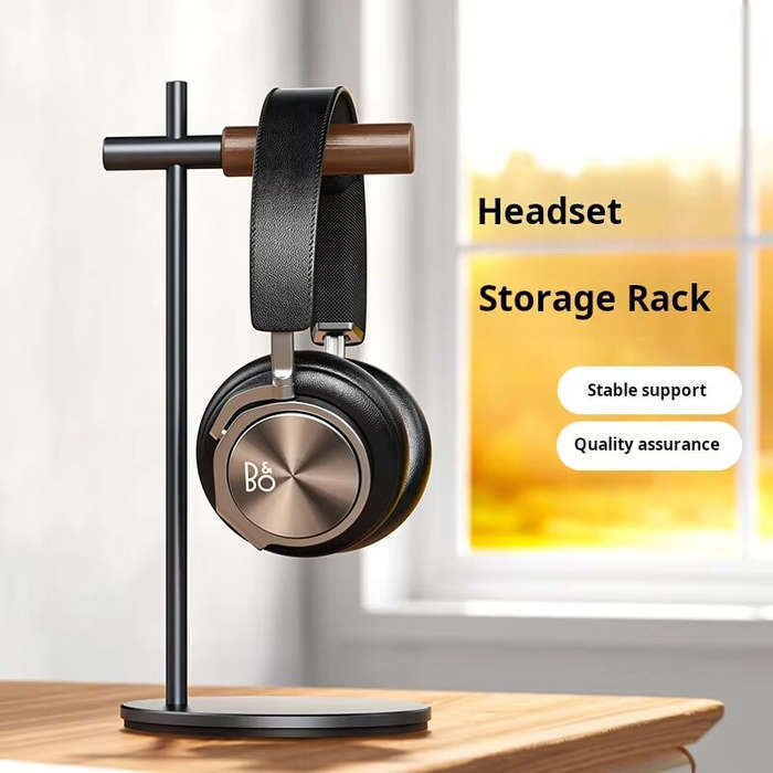 Silver - V01 Headphone Stand Aluminum Alloy Headset Holder for Apple Vision Pro Over-ear Earphone Ac