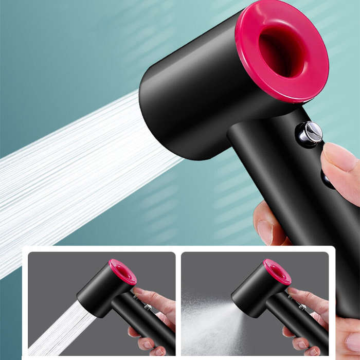 Black - Toilet Bidet Sprayer Faucet Set Flushing Spray Gun Toilet Magnetic Bidet Sprayer High Pressu