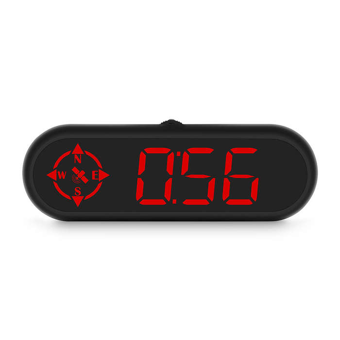 With GPS - G9 Car HUD Head-up Display Car GPS Multi-function Speedometer Compass HD Head-up Display