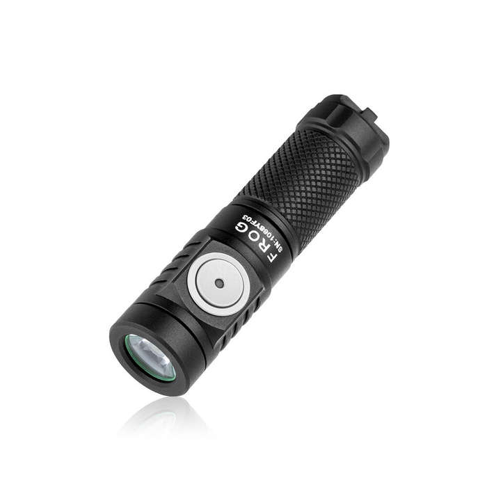 Black - Lumintop Frog3.0 EDC LED Outdoor Flashlight USB C Rechargeable Lamp Camping Lantern Keychain