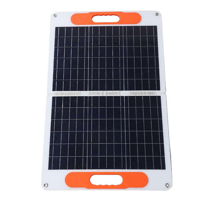 80W Monocrystal Solar Power Panel Folding Portable RV Trip Marine Boat Solar Charger for Car Travel