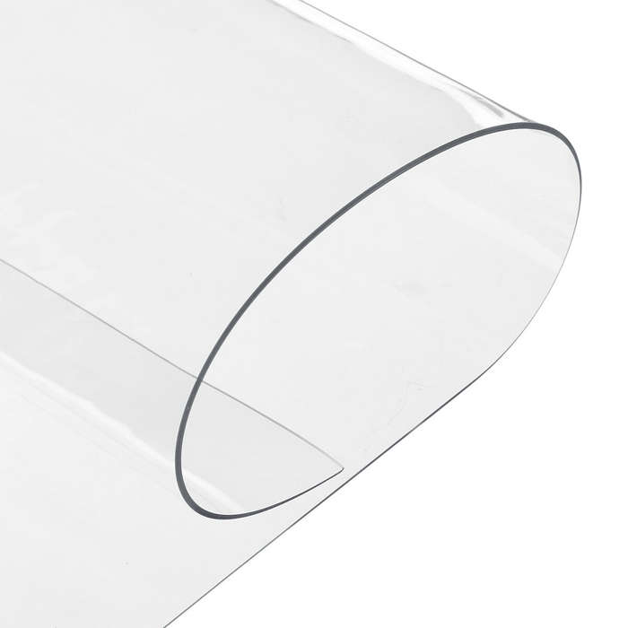 1.5mm Thickness Clear Plastic PVC Tablecloth Transparent Non-Stick Waterproof Protector Dining Table
