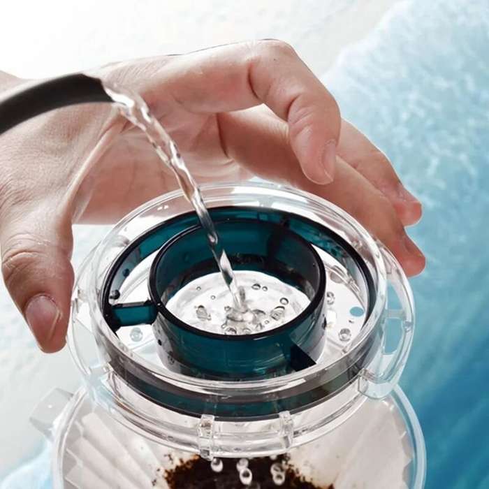 Transparent - Portable Coffee Brewing Filter Lightweight Hand Brew Drip Coffee Maker Personal Tea Cu