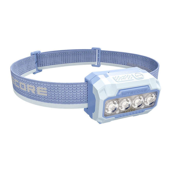 Black - Nitecore HA23 UHE 600 Lumen AAA Camping Headlamp with Multiple Color Temperatures IP68 Water
