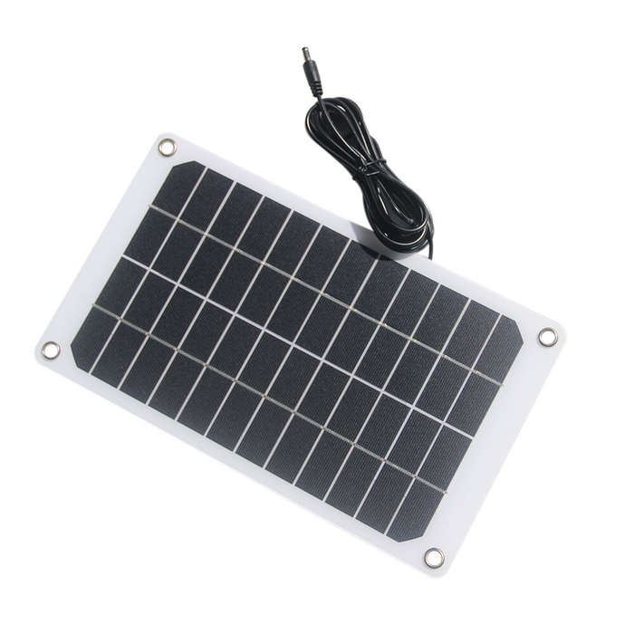 10W - 10W 12V Solar Panel with 2X 120MM Exhaust Fan 2500RPM 87CFM Double Ball Bearing for Greenhouse