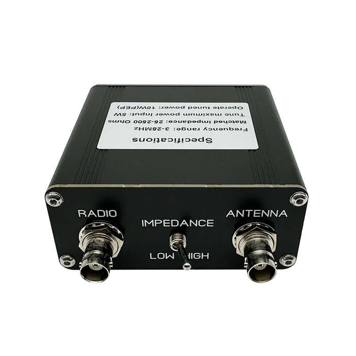 Z-match - High-Efficiency QRP Z-Match Manual Antenna Tuner 3-28 MHz Frequency Range with Wide Matchi