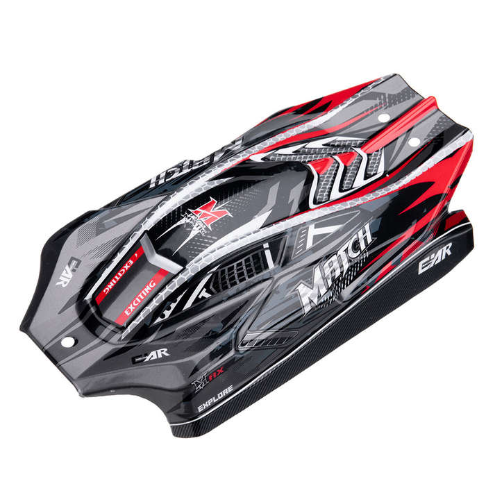 Orange - Wltoys 124010 1/12 RC Car Parts Body Shell Tail Wing Painted Vehicles Models Spare Accessor