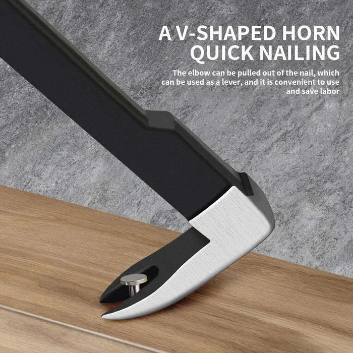 250mm - Multifunctional Steel Nail Puller Cowbar Tool V-Shaped Design Hammer Head 300mm 250mm Home W