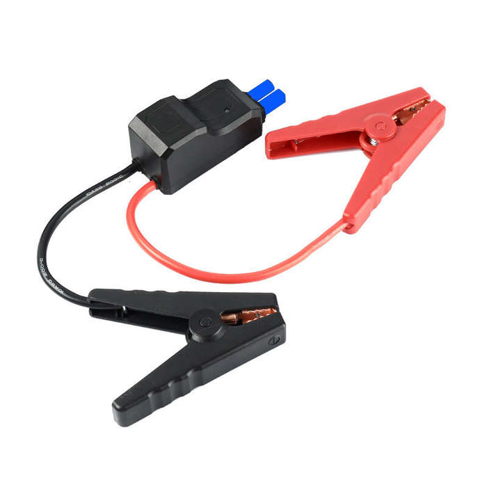 Black - Smart Clamp 650A Emergency Power Smart Jump Start Clamps Emergency Power Supply Intelligent