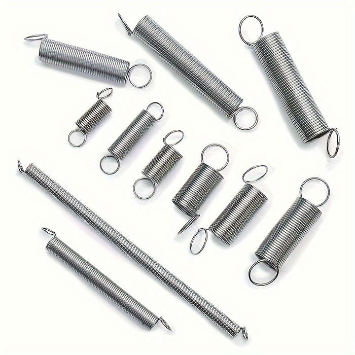 200pcs - 200pcs Spring Tool Kit with Compression Extension Springs Portable Steel Springs Assortment