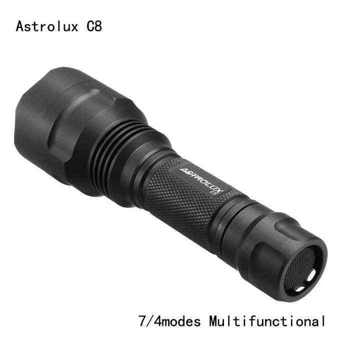 3A - Astrolux C8 XP-L HI 1300Lumens 7/4modes A6 Driver Tactical EDC LED Flashlight 18650