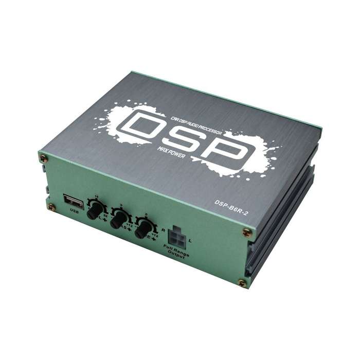 Green - Car Amplifier Car Audio Processor USB 6RCA High Power Long Service Life Improved Sound Quali