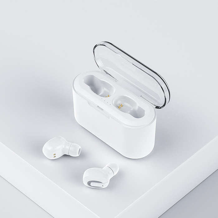 [CVC8.0 Noise Canceling] TWS bluetooth 5.0 Mini Wireless Earphone IPX7 Waterproof Headphones With 30