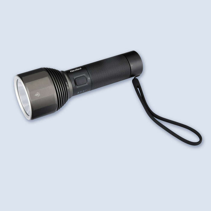 Black - NexTool XPH50.2 2000lm 6500K 380m USB-C Rechargeable Flashlight Set With Powerful 26650 Li-i