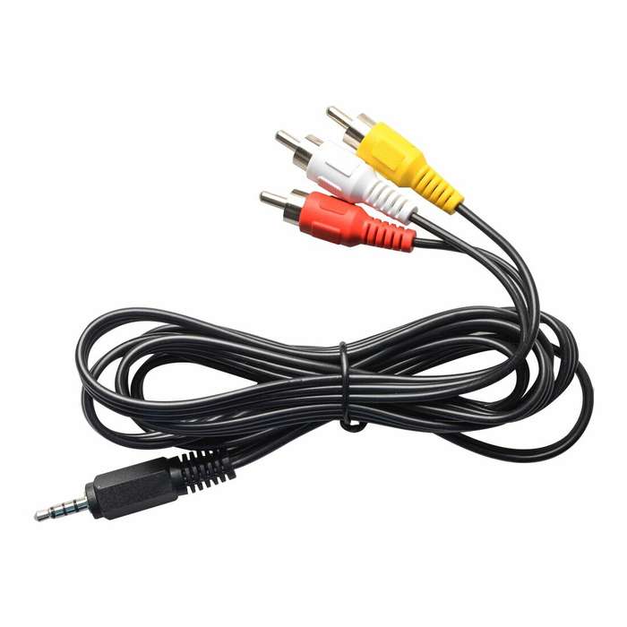 1.5M - Eachine DC 3.5mm Jack Plug Male 1 to 3 Head RCA AV Input Output Video Cable 1.5m Wire Adatper