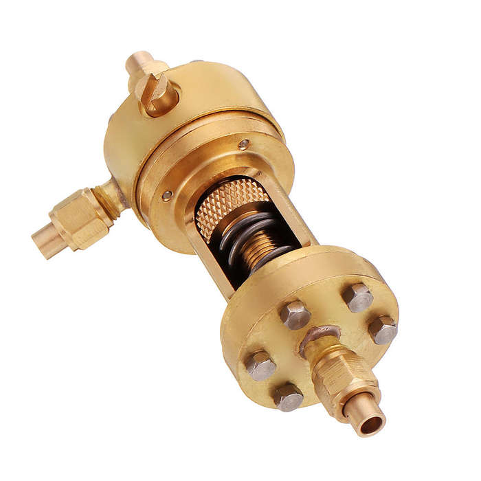Gold - Steam Engine P5 Automatic Boiler Pressure Regulator for External Combustion Engine Model